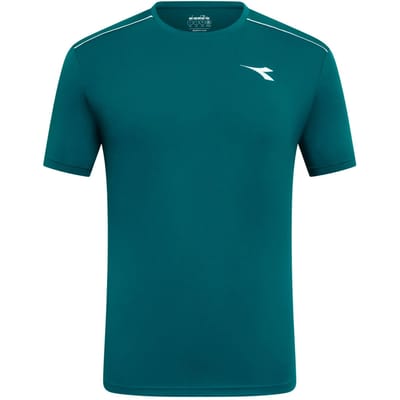 Diadora Court T-shirt Heren-donkergroen