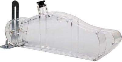 Tafelzaagblad Guard - Stofkap Beschermhoes - Veilig Werken - Verstelbare Beugel - 230x85mm - Transparant