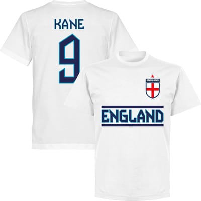 Engeland Kane 9 Team T-Shirt - Wit - XS