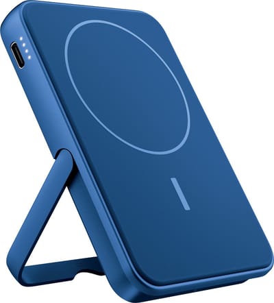 Fresh 'n Rebel Magnetische Powerbank 5000 mAh - MagSafe geschikt - Draadloze Powerbank iPhone - USB-C - True Blue