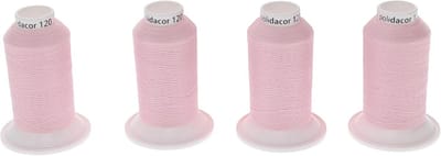Polyester Naaigaren Set 4 Klosjes 1000m Oudroze - Sterke Kwaliteitsdraad