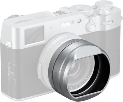 Schaduwkap voor FUJIFILM X100VI / X100V - Zilver, Perfecte Bescherming, Vermindert Reflecties, Ideaal voor Fotografie