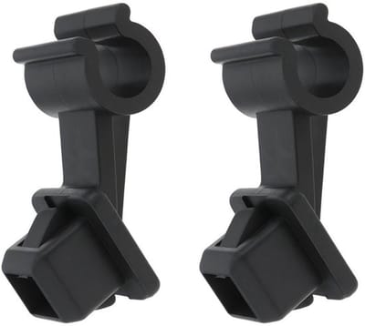 Dailygoods- Ondersteuningstaaf 2 stuks - Klem/Clip - Compatibel met