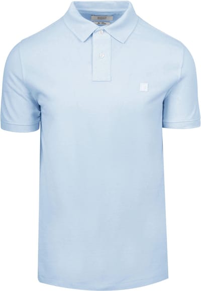 King Essentials The Rene Poloshirt Lichtblauw - Maat S - Heren - Polo shirt Heren met Korte mouw