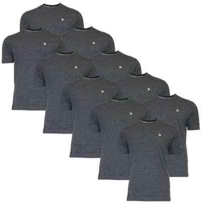 10-Pack Donnay - T-shirt (Vince) - Sportshirt - Heren - Cha-Marl (037) - maat S