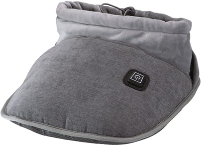 Lanaform - Graphene Foot Warmer - Elektrische Voetwarmer Draadloos - Verwarmde Voetenzak Grafeen - Warmte Voeten Winter Kantoor - Draagbare Batterij 5000mAh - 3 Intensiteiten - Ultra Zachte Fleece - Thuis Sofa Comfort