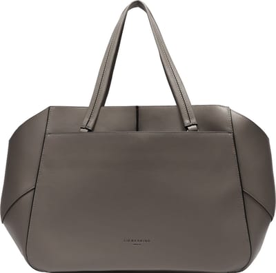 LIEBESKIND BERLIN Leren Reistas Lilly Calf Entry Shopper Wood Taupe
