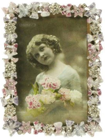 Meander - Fotolijst - Bloemen & Strikjes - Paars - 5 x 7 cm Foto Formaat