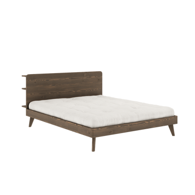 Karup Bed retraite - 106 Carob brown lacquered - 160 x 200 cm
