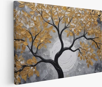 Saammp Muurcirkel Hout - Tijger welp met moeder - Natuur - Dieren - Ø 80 - Wandcirkel - Wanddecoratie Cirkel - muurdecoratie Woonkamer - Slaapkamer decoratie - Rond Schilderij