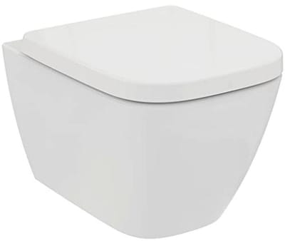 Compact Wanddiepspoeltoilet zonder Voelende Rand met Softclose WC-Bril