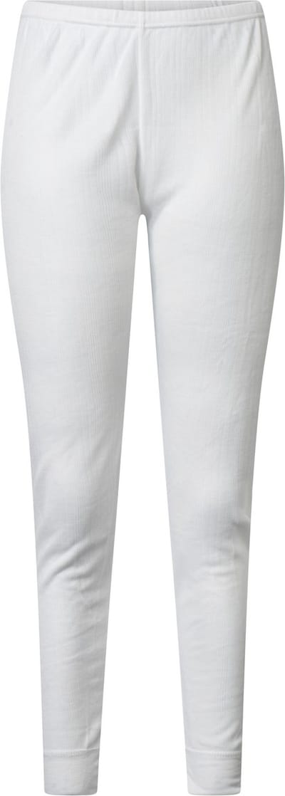 Lunatex - dames thermo broek - 50% polyester en 50% modal - wit - maat M