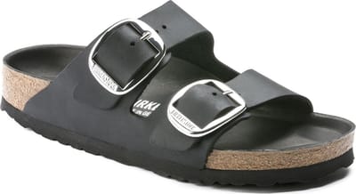 Dames muiltjes Birkenstock Arizona Big Buckle Natural Leather Oiled