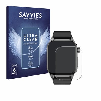 Savvies - Screenprotector voor Knauermann Pro 3 2024 (rechthoekig) - Folie Beschermfolie transparant 6 Stuks