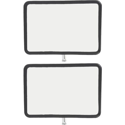1 Paar Auto Deurspiegelkop Chroom Schokbestendig Buitendeur Achteruitkijkspiegel Set voor Landcruiser 70 75 78 Hilux Ute white