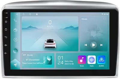 Autoradio met bluetooth - Carplay - Voor Lancia Ypsilon (2006-2011) - Geschikt voor Apple en Android - Stereo - Navigatie - Navigatiesysteem auto - 1GB 32GB - 9"
