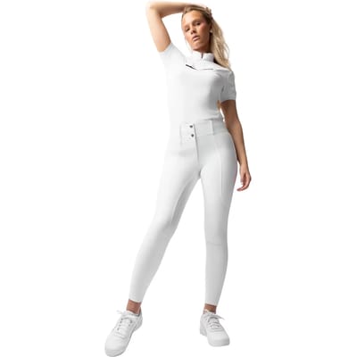 Horze Grand Prix Show fullseat rijbroek, White, 32