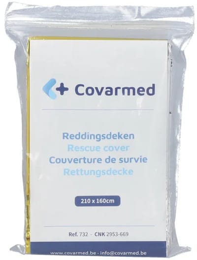 Nooddeken / reddingsdeken - 210 x 160 cm - isolatiedeken tegen bescherming van weersinvloeden