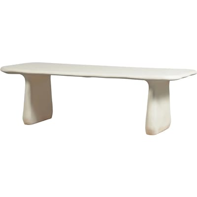 WOOOD Loggia Eettafel - Polymeer - Naturel - 75x240x100