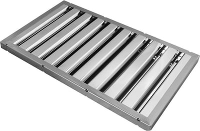 AllSpares Lamellenfilter zonder handgrepen geschikt voor Horeca Afzuigkappen (Type B) 300x500x25mm