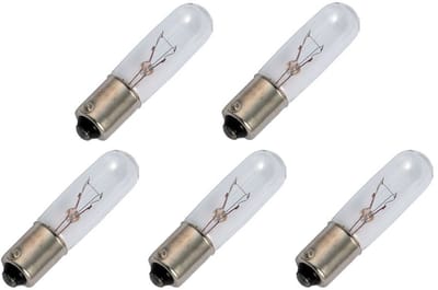 Signaallamp Ba9s 24V 3W - 125 mAh - 5 stuks - T10 Gloeilamp Ø10mm - 40mm - 2500K - Dimbaar