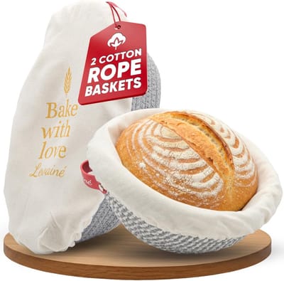 Rijsmandje Broodbakken - Rijsmandje Brood - Rijsmand Rond - Banneton - Deegrijzen