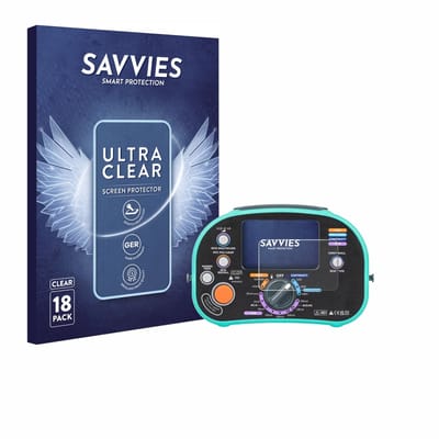 Savvies - Screenprotector voor Kewtech KT63DL - Folie Beschermfolie transparant 18 Stuks