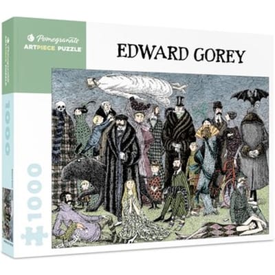 Edward Gorey 1,000-Piece Jigsaw Puzzle - Pomegranate Artpiece Puzzle - Edward Gorey