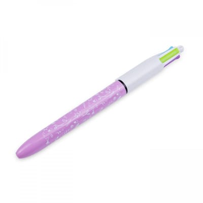 BIC Ballpoint Pen - 4 Kleuren - Sweet Collection - Leuke Print