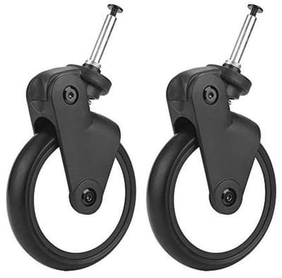 Vervangingswielen voor Kinderwagens - Rubber Voor- en Achterwielen Accessoires