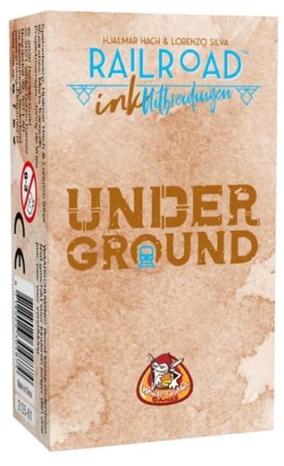 White Goblin Games - Railroad Ink UItbreidingen: Underground - Dobbelspel - 1 tot 4 spelers - mini uitbreiding - Roll & Write - Voor de hele familie