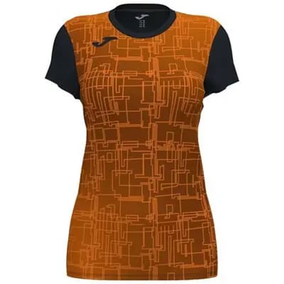 Joma Elite Viii T-shirt Met Korte Mouwen Oranje,Zwart 12-14 Years Meisje