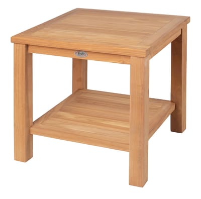 Brulo - Teak -lounge -  Tuintafel - 50 x 50 cm - bijzettafel - tuin_ - tafel