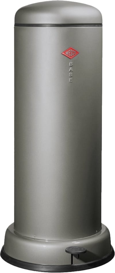 WESCO Big Baseboy Prullenbak met Soft Close | 30 Liter | Metaal - Grafiet | Pedaalemmer