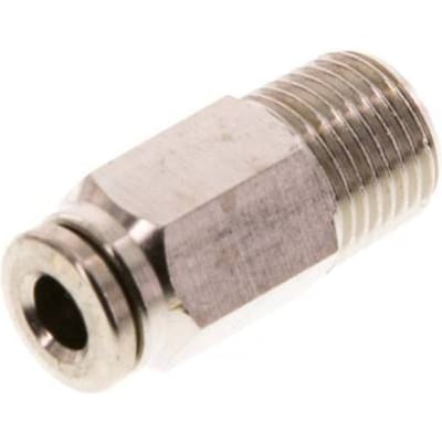 4mm x R1/8'' Messing Insteekfitting buitendraad FKM [5 Stuks]