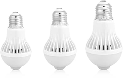 Allecto - E27 Bewegingssensor Gloeilamp - Slimme Infrarood Sensor - Energiezuinig - Wit - Auto Aan/Uit Nachtlampje - Geschikt voor Binnen en Buiten