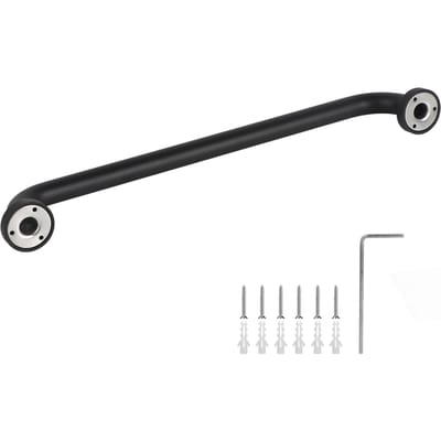 Zwart Ruimte Aluminium Anti?Antislip Badkuip Handgreep Handrail Veiligheidsbeugel Badkamerbenodigdheid 50cm black