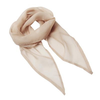 Premier Dames/Dames Chiffon Sjaal (Natuurlijk)