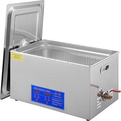 Ultrasone Reiniger - Reinigingsapparaat - Sieraden Schoonmaken - Digitale Tijd & Temperatuur - 10L Capaciteit - Zilver