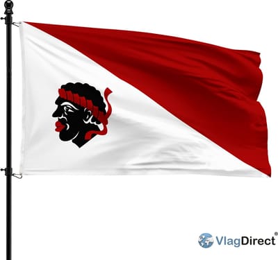 Linkebeekse vlag - Gemeente Linkebeek vlag - 90 x 150 cm.