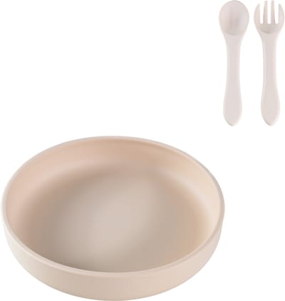 Sproudsy Serviesset Serene - Kinderservies - Kraamcadeau - Baby - 2-delig - Ivory