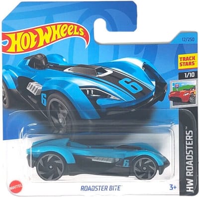 HOT WHEELS ROADSTER BITE 12/250 ROADTERS BLEU 1/10 1:64 HW ROADSTERS 1/10