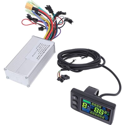LCD Displaypaneel Borstelloze Motor Controller Kit 36V 48V 60V 450W 500W Sinusgolf Motor Snelheid Controller voor Elektrische white