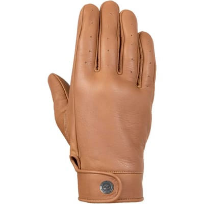 Dames zomer motorhandschoenen 4Square Cognac Dandy