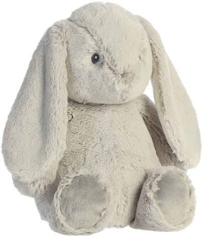 Grijze Haas Baby Knuffel | Dewey Dusk | ebba Baby | Aurora | Knuffels | Grijs | Knaagdieren | Konijn | 32 cm | Speciaal voor Baby's