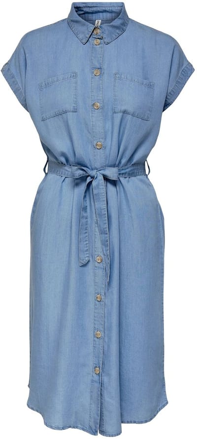ONLY CARMAKOMA - CARPEMA HANNOVER SS DNM SH DRESS NOOS Dames Jurk
