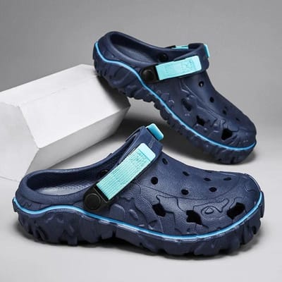 Grote Maat 47 Zomer Heren Slippers Mode Buiten Tuin Klompen Heren Gaten Schoenen Casual Schoenen Waterschoenen Comfort Thuis Zachte Slippers 46 white