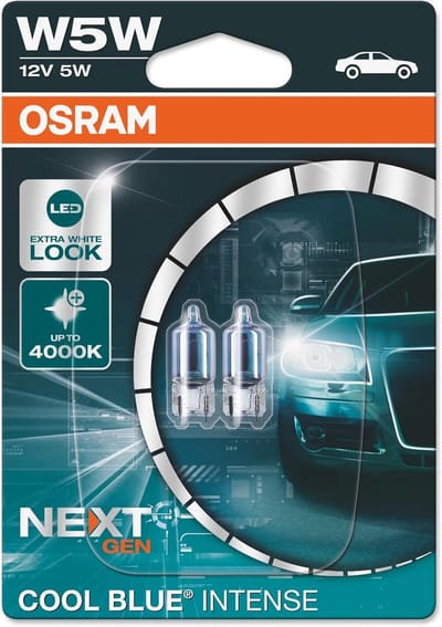 Autolampen Set - Parkeerlicht Koplamp - Veilig Rijden - Xenon Look - 12V 5W - 4000K