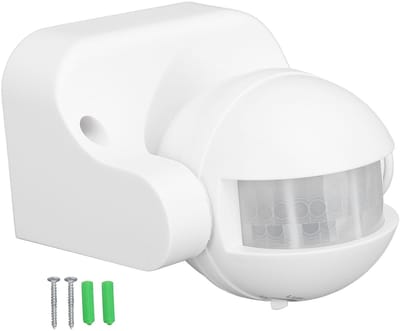 Dailygoody - Sferische PIR Bewegingssensor voor Buiten - Automatische Dusk to Dawn LED Schakelaar