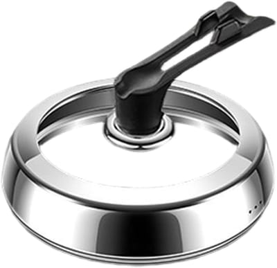 Pandeksel - Glazen Deksel - Veilig Koken - Gehard Glas - 36 cm - Zilver